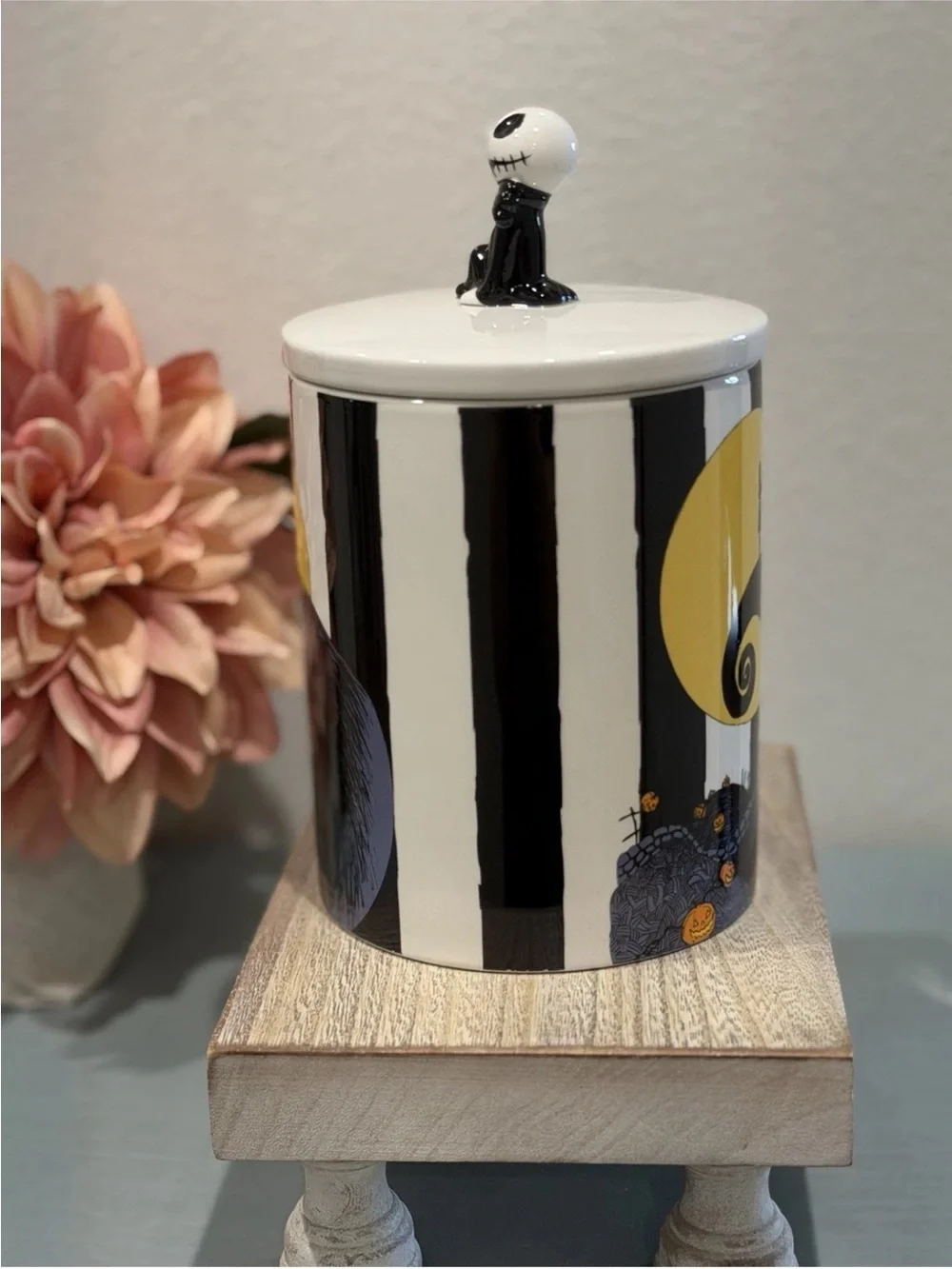 Disney Nightmare Before Christmas Jack Skellington Cookie Jar 8.5